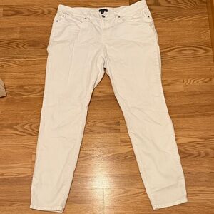Eileen Fisher White Jeans
